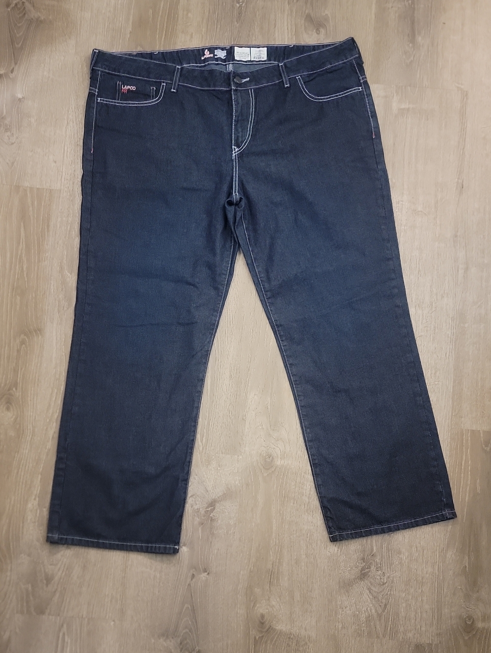 Relaxed Women's Jeans in Dark Blue by L.A. Gear Size 24W Fire Resistant Jeans